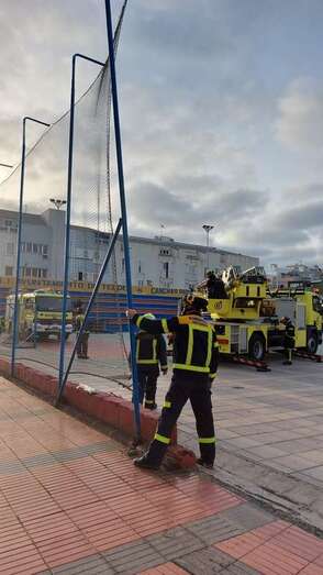 Intervención de los bomberos/TA.